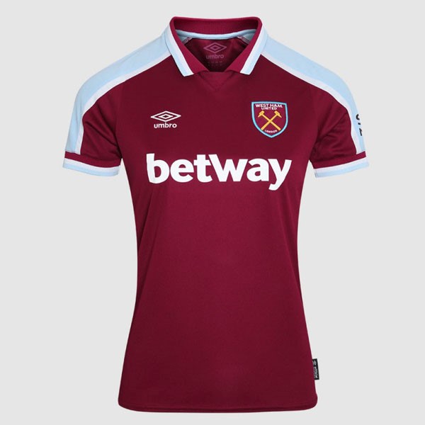 Camiseta West Ham United Replica Primera Ropa Mujer 2021/22